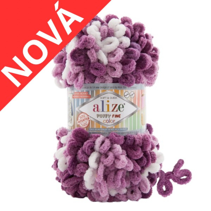 8056 bielo rúťovo fialová