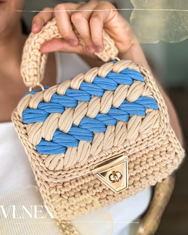 Háčkovana kabelka - handmade 1